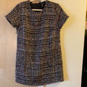 Tweed Black Mini Dress